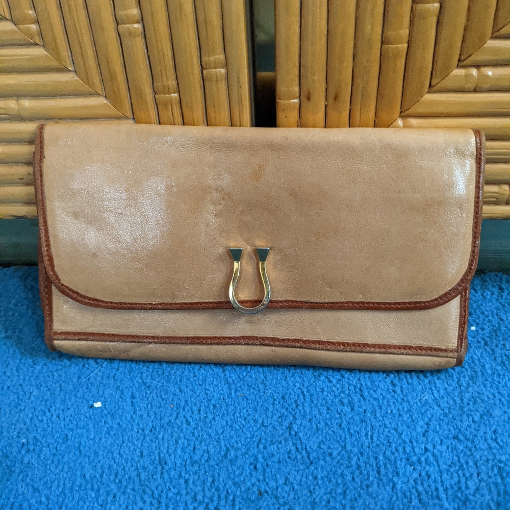 Vintage Plymouth leather wallet
